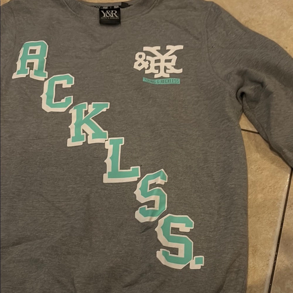 Young & Reckless Charcoal Sweatshirt